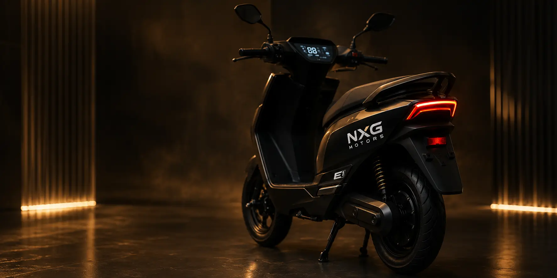 NXG scooter tail light detail